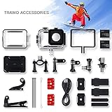 wasserdichte hd kamera Durable by Design, Apeman Trawo ist mit einem wasserdichten Gehäuse ausgestattet bis 130 Fuß (40m), um dorthin zu gehen, wo Ihr Smartphone nicht hin kann.