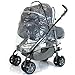 Rain Cover For SILVER CROSS 3D PRAMETTE Stroller Pram WEATHER SHIELD Fits all Models Rouge, Ebony, Pistachio, Oxford Grey, Blazer Blue, Charcoal