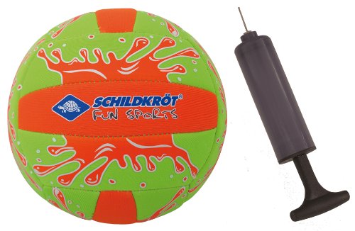 Schildkröt Funsports Beachvolleyball mit Pumpe, Grün, 5, 970177
