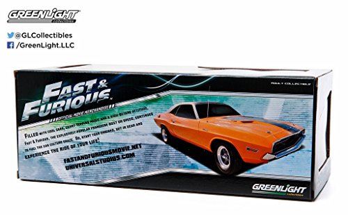 Dodge Challenger 1970 2 Fast 2 Furious orange/schwarz - orange with vynil black roof Greenlight 1:18
