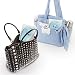 Jerrybox Foldable Travel Potty Seat for Babies, Toddlers Potty Seat with Carrying Bag (blue)