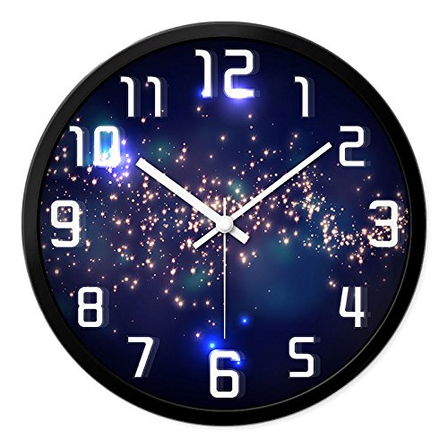 Preisvergleich Produktbild FLYRCX Kreative Persönlichkeit der modernen und einfachen europäischen Stil Wohnzimmer Schlafzimmer clock, Y-16 Zoll