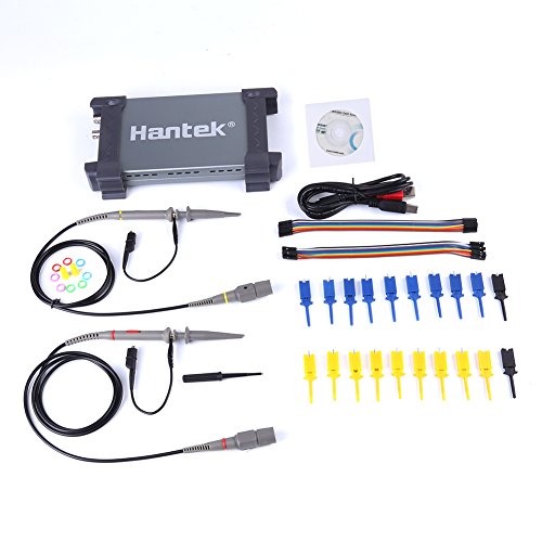 Hantek 6022BL PC USB Oscilloscope,20MHz Bandwidth 48MSa/s 1M Memory Depth 2 Digital+16 Logic CH Logic Analyzer