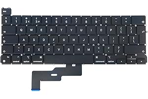 ICTION A2338 Tastatur UK-Standard-Ersatz für MacBook Pro Retina 13 Zoll M1 A2338 Ende 2020 Jahr
