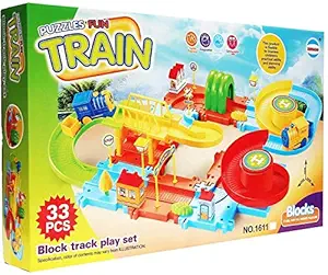 Wembley Construction Block Train Set, Multi