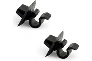 AUTOCRAFT 2 clip clip per fissaggio della barra del cofano, supporto di fissaggio per Peugeot 106, 306, 407, 605, 806, Partner e Citroen C4, C2, C3, C15, Evasion, Saxo, Berlingo, 2 pezzi