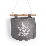 Fieans Wand haengenden/Navy Wind Hanging Storage Bag/Haengende Kombination/Wand Haengenden Tasche Wand Utensilo Wandaufbewahrung Tasche-Grau - 6