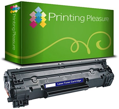 Printing Pleasure Compatible CF283A 83A Cartucho de tóner para HP LaserJet Pro M201dw M201n MFP M125nw M127fn M127fw M225dn M225dw M125a M127fp - Negro, Alta Capacidad