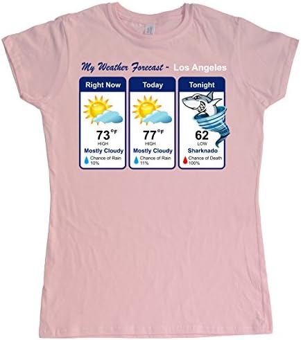 JeKat Sharknado Weather Forecast Women's T-Shirt