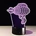 Produktbild MAG.AL 3D Bohrer Geschenk Acryl Nachtlicht LED Raum Wohnzimmer Schlafzimmer Beleuchtung Möbel Dekoration Farbe 7 Farbe Haus Möbel Zubehör