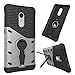 Produktbild SsHhUu Xiaomi Redmi Note 4 Hülle, Premium Rugged Stoßdämpfung & Staubabweisend Kompletter Schutz Hybrid-Koffer mit Swivel Ständer Telefon Kasten für Xiaomi Redmi Note 4 (5.5) Grau