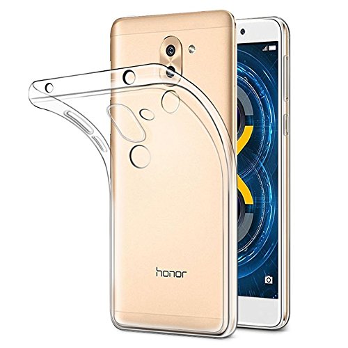 Honor 6X Hülle, Angozo TPU Silikon Schutzhülle Klar Transparent Handyhülle Durchsichtige Weich Case für Huawei Honor 6X