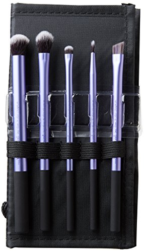 Real Techniques by Samantha Chapman, Your Eyes/Enhanced Starter Set, 5 Brushes + Case