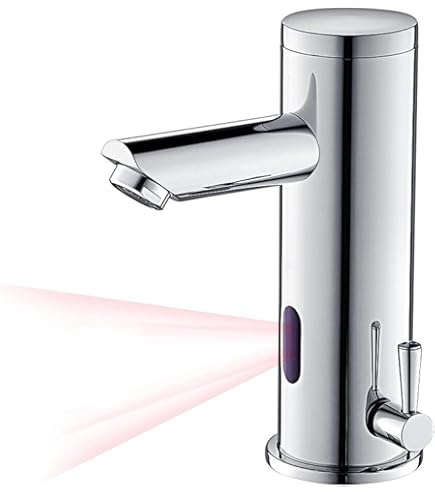 Rubinetto A Pedale Per Acqua Fredda - Miscelatore Senza Contatto Per Lavabo - Alloy Di Zinco