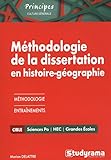 Méthodologie de la dissertation en histoire-géographoe Sciences Po/HEC