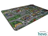 Spiel Spass HEVO ® Strassen Kinderteppich | Spielteppich 135x200 cm