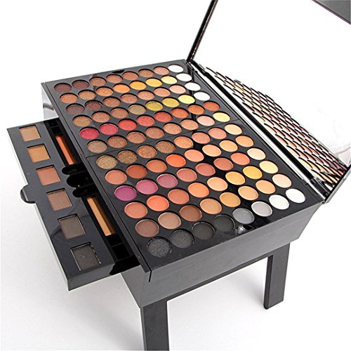 FantasyDay® Professionelle 180 Farben Lidschatten Palette Makeup Kit mit Lipgloss Concealer und Rouge – Ideal für Sowohl den Professionellen als auch Persönlichen Gebrauch - 4