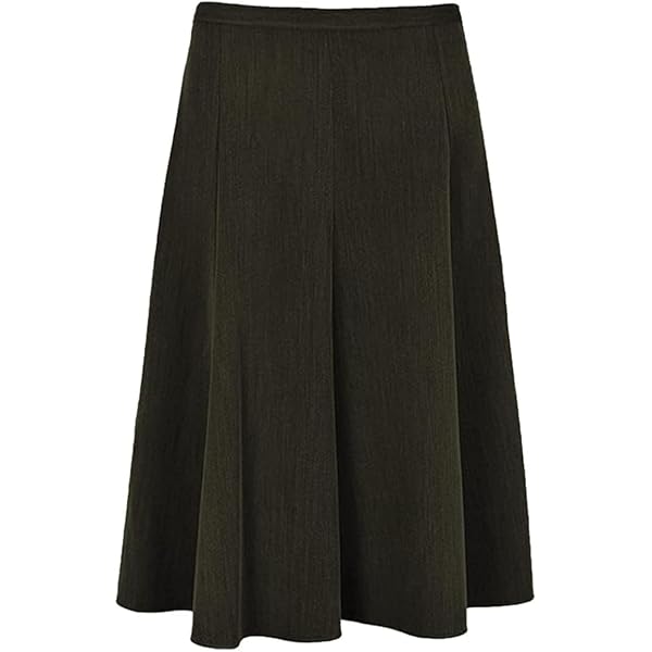 Fashion City® Womens 8 Panel Skirt - Ladies 27 Inch Length