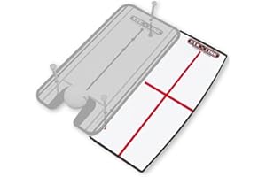 EyeLine Golf Small Putting Alignment Shoulder Mirror - Portable Aids to Improve Your Putting Setup, Eye Placement, Putter Face Angle, Starting Line & Much More