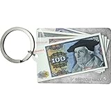 Nostalgic-Art 47005 Traditionsmarken - D-Mark 100er-Schein, Schlüsselanhänger 6x4,5 cm