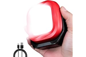 Luz de Trabajo COB LED Recargable - NIUAWASA Magnética Portátil Lámpara de Inspección Linterna Taller Impermeable Inalámbrico para Reparación de Automóviles Camping Iluminación de Emergencia y Trabajo