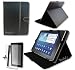 Produktbild Schwarz PU Leder Cover Case Protector & Ständer für Cello 708qat/t7022gms 17,8 cm Zoll Tablet PC + Displayschutzfolie und Eingabestift