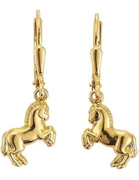 DIADORO Basics KINDEROHRHÄNGER Pferd Gold 585