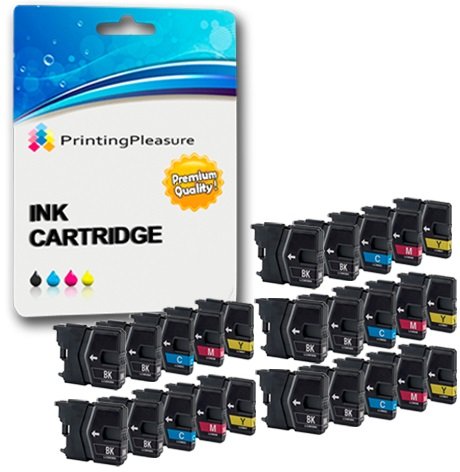 25 Druckerpatronen für Brother MFC-J220, MFC-J265W, MFC-J410, MFC-J415W, MFC-J515W / DCP-J125, DCP-J315W, DCP-J515W | kompatibel zu Brother LC985 / LC39