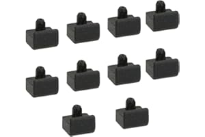 BSSTORE 133.0054.843 Kit 10 Gommini per Griglia Piano Cottura - Compatibile 1982485 P0016