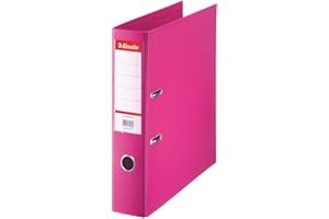 Esselte Standard, 1x classeur à Levier, Fuchsia, Dos de 75 mm, A4, PP, 320350