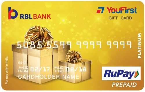 RBL - YouFirst RuPay Gift Card