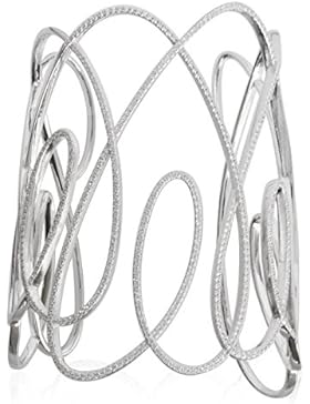 apm Monaco Damen-Armreif Sterling Silber Zirkonias 6 cm Durchmesser AB3038OX-M