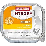 animonda Integra Protect Nieren mit Huhn | Diät Katzenfutter | Nassfutter bei chronischer Niereninsuffizienz (16 x 100 g)