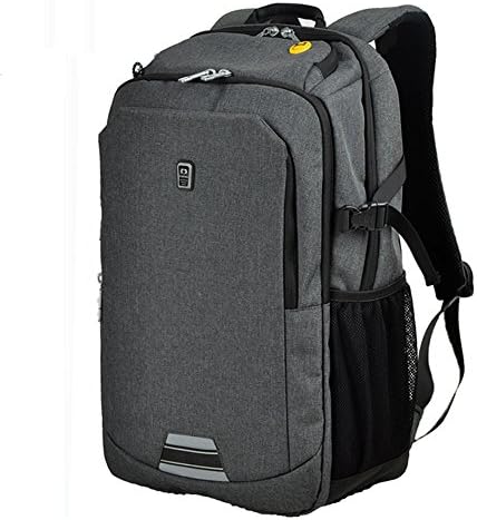 Laptop Bag Backpacks, Business Large Capacity Mochila Fashion College Casual Travel School Bag Waterproof Fabric for Men,Women,Students,teenager Casual Daypacks College,cotton linen gray