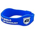 ENERGY SHIELD Wristband Energize-Pro Negative Ion Band for Men and Women Silicone Bracelet Blue Colour (Medium)