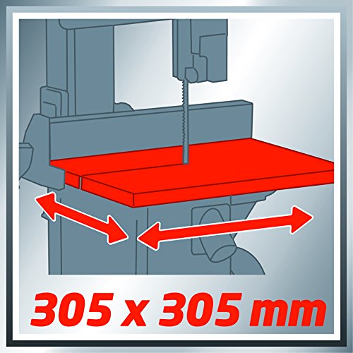 Einhell Bandsäge TC-SB 200/1 (250 W, max. Schnitthöhe 80 mm, Durchmesser Absauganschluss 36 mm, Parallelanschlag, Schiebestock) - 11