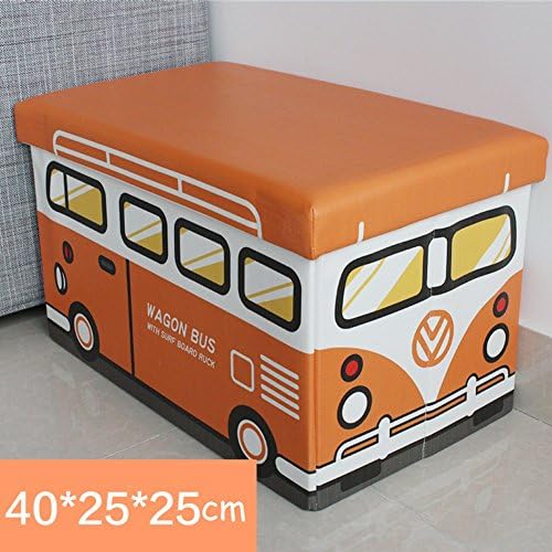 Storage ottoman Stool Storage stool Changing shoes stool fold Children's toys packing box Multifunctional storage-D 40x25x25cm(16x10x10)