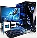 Produktbild VIBOX Rampage Komplett-PC Paket 63 Gaming PC - 4,0GHz Intel i7 Quad-Core CPU, GTX 1070, leistungsfähig, Wassergekühlter Desktop Gamer Computer mit 2 Spielgutscheine (Inklusive For Honor Code), 22" Monitor, Gamer Tastatur & Mouse, Windows 10, Blau Innenbeleuchtung, lebenslange Garantie* (3,4GHz (4,0GHz Turbo) Intel i7 6700 Quad 4-Core Skylake Prozessor CPU, Nvidia GeForce GTX 1070 8GB Grafikkarte, 32GB HyperX DDR4 2133MHz RAM, 240GB SSD, 3TB Festplatte, Thermaltake CPU Wasserkühler)