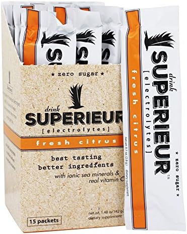 Superieur Electrolytes - Electrolyte Powder Fresh Citrus - 15 Packet(s)