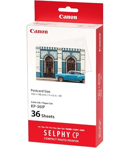 Paper for Canon SELPHY CP1500 - KC-18IS Genuine Canon Ink +