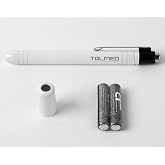 TALMED LED Medical Flashlight for Clinical Exploration with Blue Filter &ndash; High Intensity White Light &ndash; Pupillary, ENT and Neu