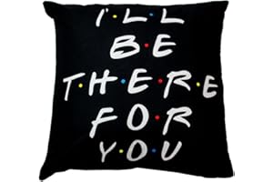 MZQSIY 18x18 inch Black Sofa Polyester Home Decor Friends TV Show Cushion Cover Pillow Covers Pillow Cases (14)