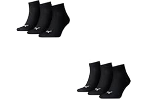 Puma Unisex Quarter Socke, 3er Pack