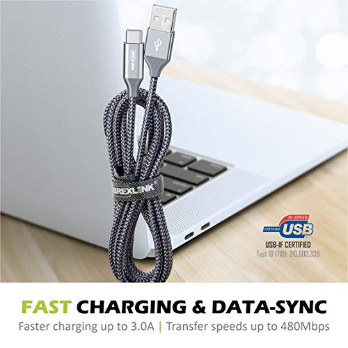 C ble Certifi USB Type C BrexLink USB C vers USB A Chargeur 2m Lot de 2 Cordon de Recharge Rapide Nylon Tress pour Samsung Galaxy S9 S8 Note 8 Pixel LG V30 G6 G5 Commutateur Nintendo OnePlus 5 3T Gris reviews C ble Certifi USB Type C BrexLink USB C vers USB A Chargeur 2m Lot de 2 Cordon de Recharge Rapide Nylon Tress pour Samsung Galaxy S9 S8 Note 8 Pixel LG V30 G6 G5 Commutateur Nintendo OnePlus 5 3T Gris