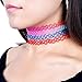 NUOLUX 12pcs Tattoo Choker Necklace Stretch Gothic Tattoo Henna Elastic Choker Necklace Set