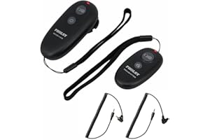 PHOLSY Kamera Fernauslöser Drahtloser Fernauslöser Kompatibel mit Canon EOS R5 R3 R6 R5C 90D 850D 5D Mark IV III II 6DII 7DII 40D 50D für Olympus OM-1 EM1X EM1 II für Fuji GFX50SII XT3 XT4 XT30II und mehr