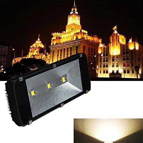 Hengda® 300W SMD LED Strahler Fluter IP65 Außen Flutlicht Leuchtmittel Scheinwerfer Warmweiß 2800k Wandstrahle 85-265V AC