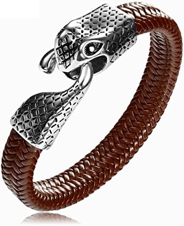 Titanium steel bracelet European style Constellation Animal pattern single bracelet-A