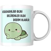 Kıskananlar Oldu Komik Yazılı Kupa Bardak Hediyelik &Ccedil;ay Kahve Kupası Coffee Mug