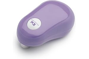 ‎KITCHEN MAMA Elektrischer Dosenöffner One-Touch von Kitchen Mama: Öffnen Sie Dosen einfach per Knopfdruck – automatisches Anhalten nach getaner Arbeit, ergonomisch, glatter Rand, lebensmittelecht (Lila)